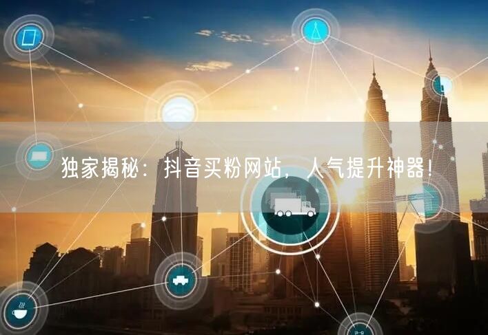 独家揭秘：抖音买粉网站，人气提升神器！