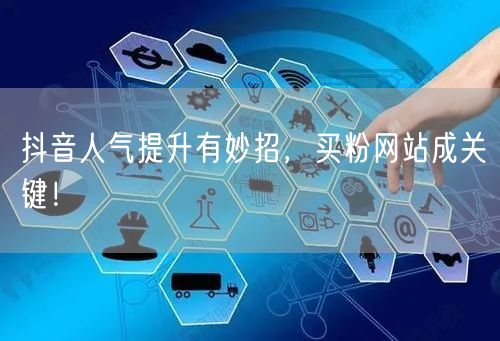 抖音人气提升有妙招，买粉网站成关键！