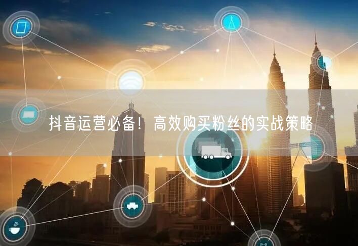 抖音运营必备！高效购买粉丝的实战策略