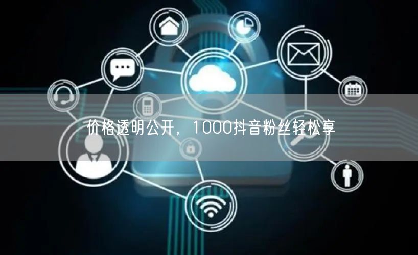 价格透明公开，1000抖音粉丝轻松享